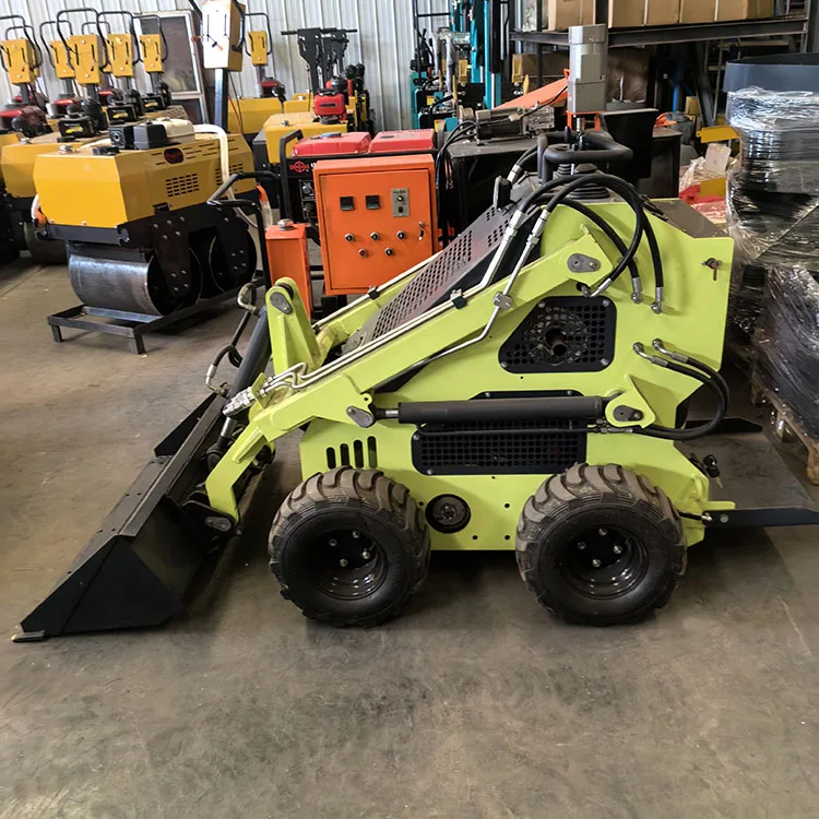 The multi-functional mini skid steer loader factory direct wheel crawler model is complete customized services provided