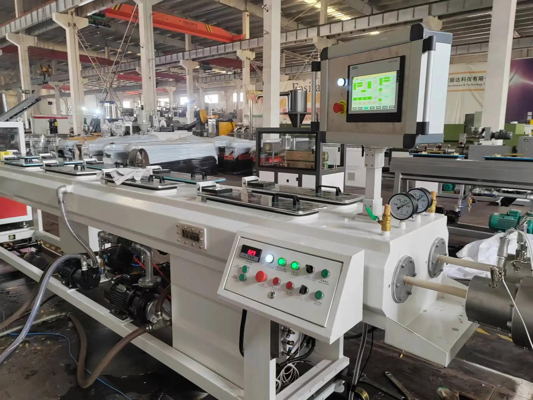 Экструзионная Машина SDL SJSZ65/132 для производства ПВХ труб, производственная линия 50-160 мм