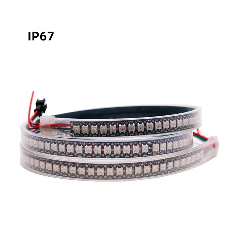 WS2812B LED Strip Light Individually Addressable Programmable 5050SMD Digital RGB Alloy Wire Flexible Dream Color 144LEDs/m DC5V