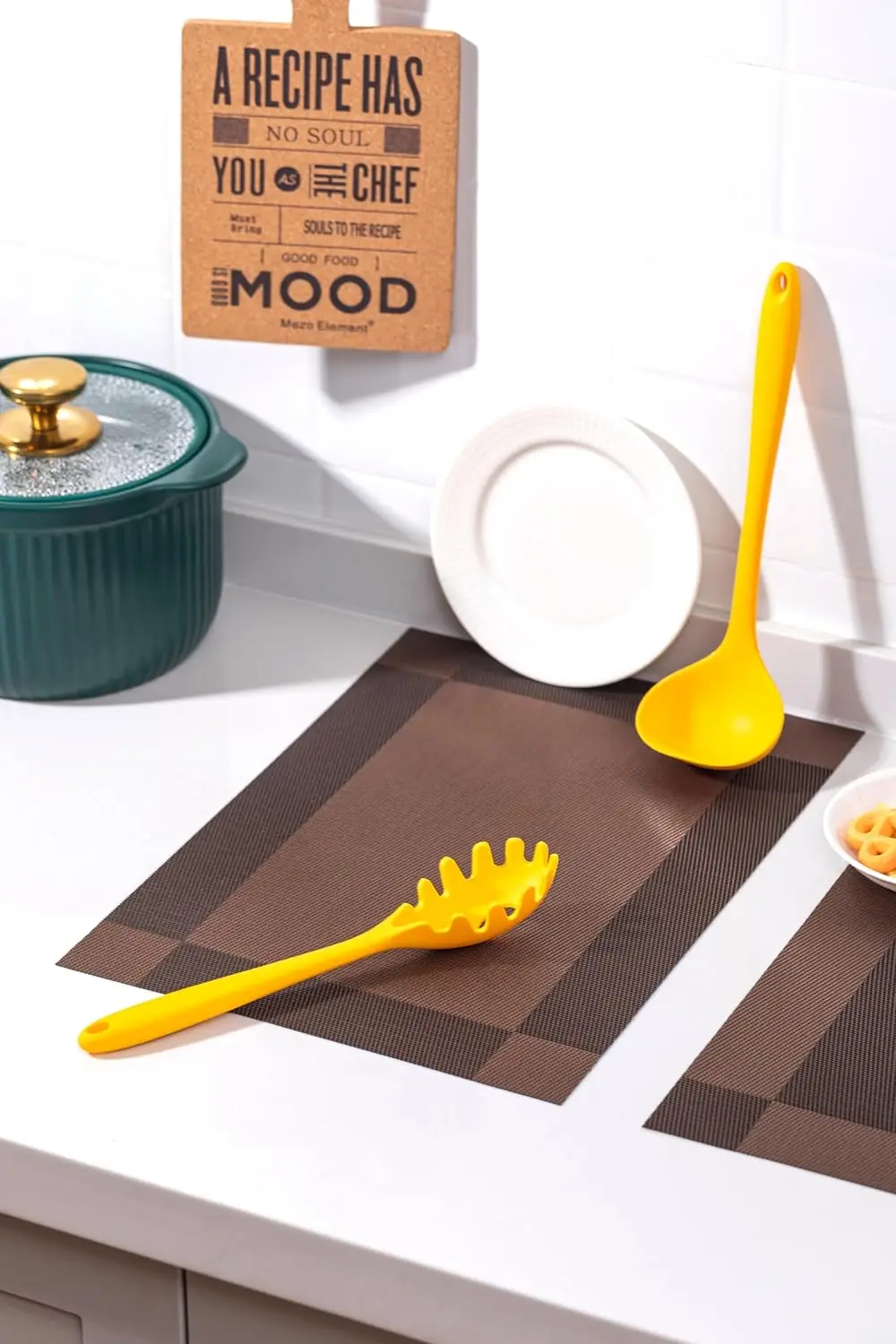 Tabletex Woven Vinyl Plastic Wholesale  Placemats Washable Dining Table Luxury Custom Heat Insulation Restaurant Mat For Wedding