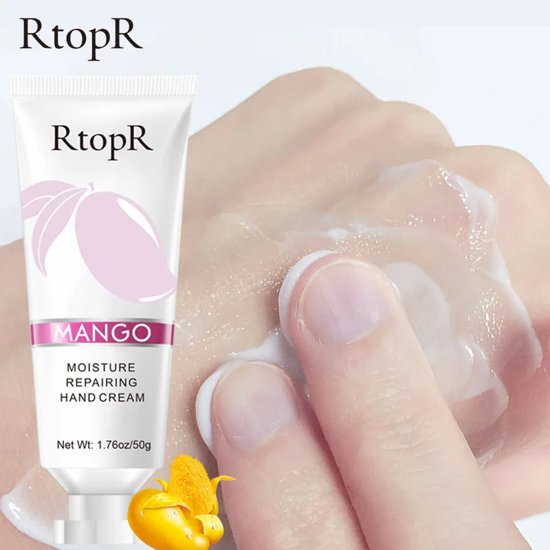 RtopR World premiere Mango Bright Moisturizing Liquid High Quality Skin Hand Whitening Face Care Anti aging Serum Hand Cream