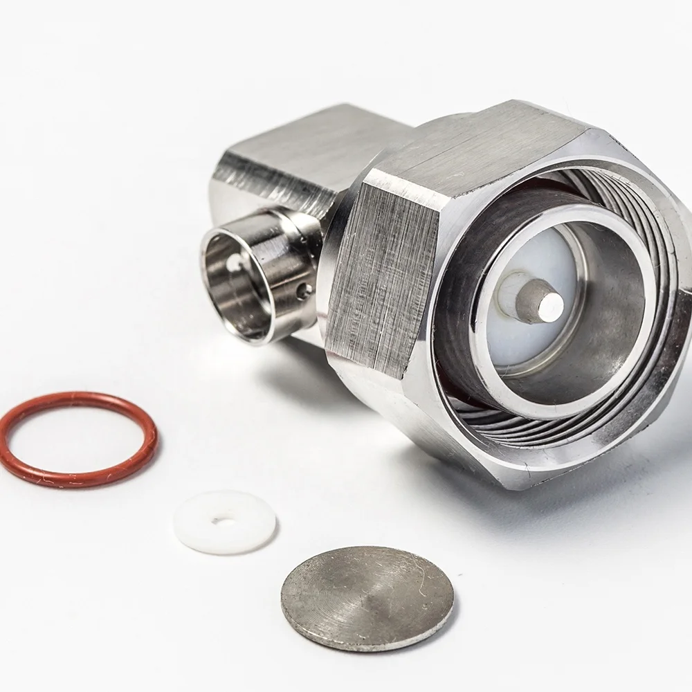 Raynool Low PIM 4.3/10 for RG402, TFT402 solder pin captive type clamp type  straight right angle  RF Connector