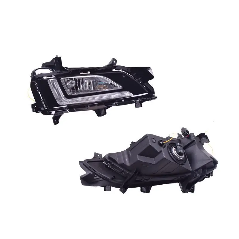 For Hyundai Tucson 2019 Fog Lamp Cover Auto parts DRL Accessories 12V LED Daytime Running Light Daylight front head headlight