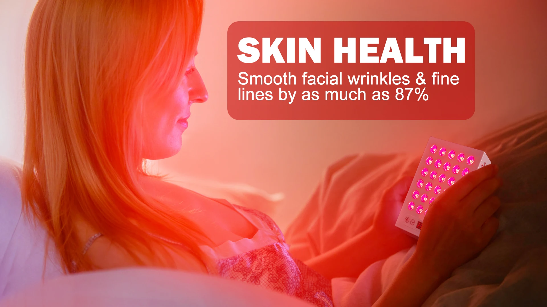 Led Red  Light Therapy Lamp Hot selling  660nm 850nm product of face