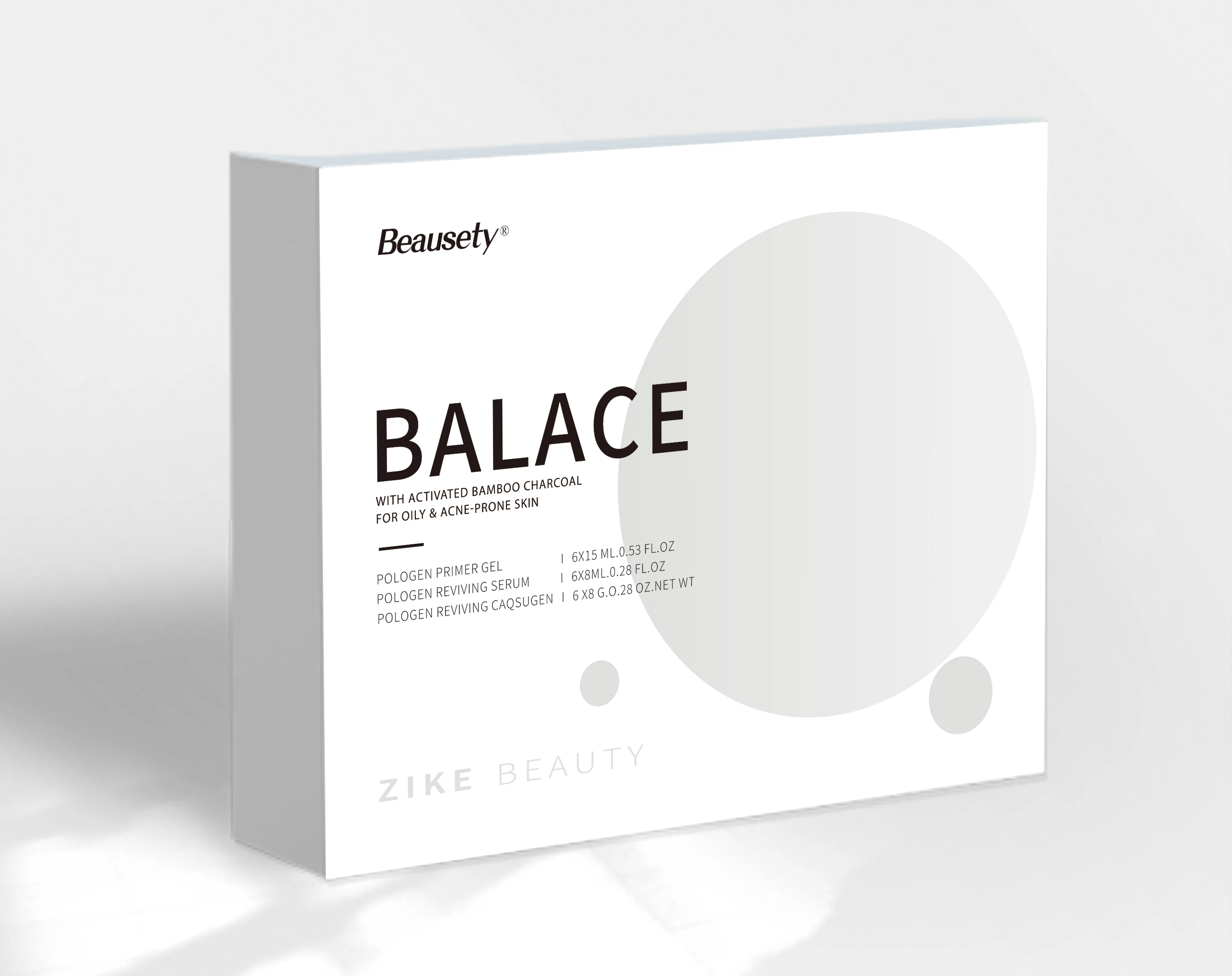 Newest Oxygen Charcoal Pods BALANCE REVIVE ILLUMINATE Facial Kit Anti Aging Skin Rejuvenation Cream CO2 Treatment Gel