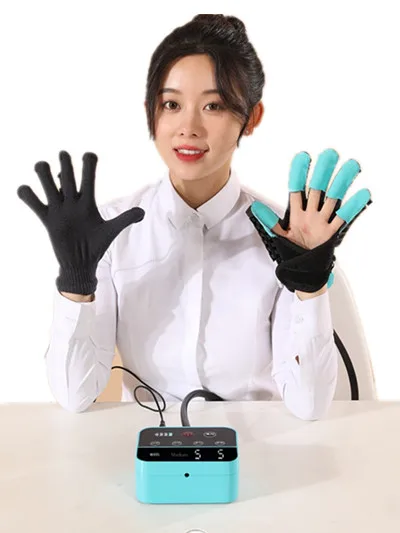 New hot sale hand stroke hemiplegia rehabilitation hand Fingers train equipment robot gloves