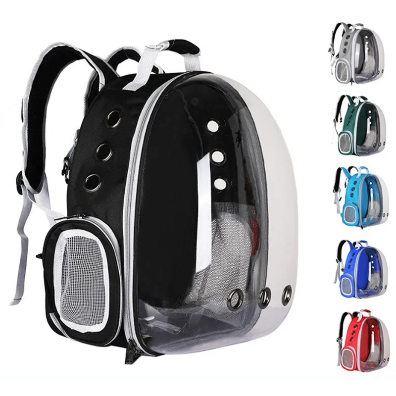 Outdoor Breathable Pet Backpack Bag Travel Carrier Bag Carrying Basket Backpack carrier dog cat bag