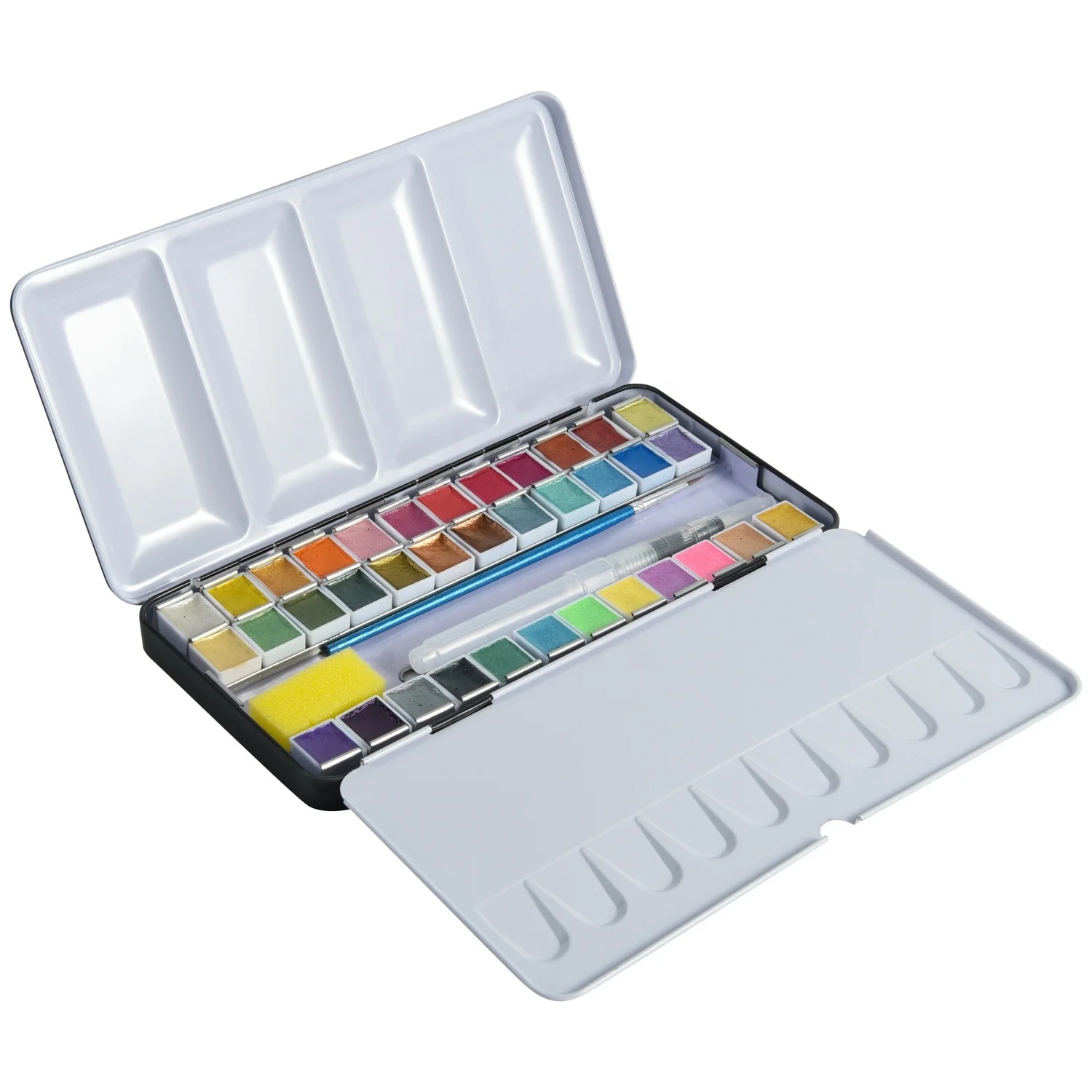 36 metallic watercolor nail pal solid water color painting watercolor paint set water colors set watercolor paint