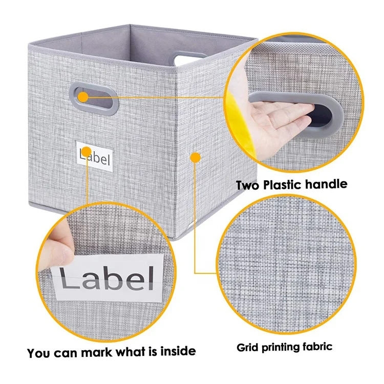 Set of 4 Closet Containers with Sheing Units Clothes Storage Box Set KOREAN Fabric Storage Boxes & Bins Injection Luxury Shoes