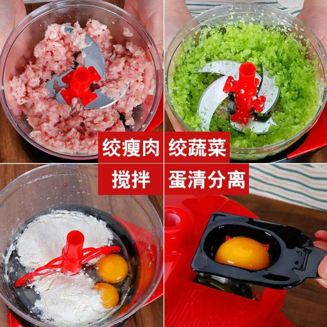 Multifunctional plastic manual meat grinder mincing garlic chopped pepper vegetables minced grinder
