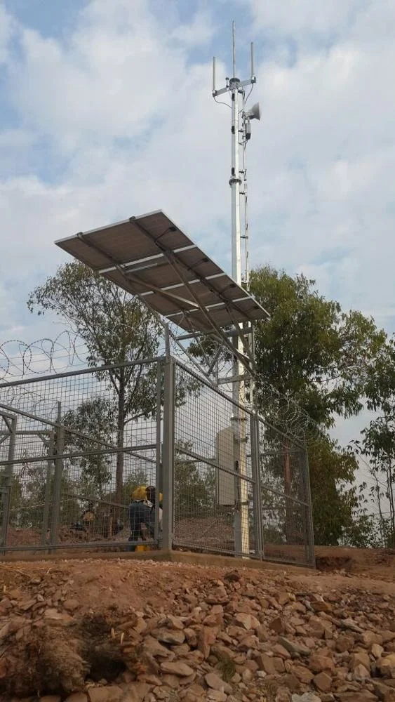 10 м шест с ограждением из проволочной сетки