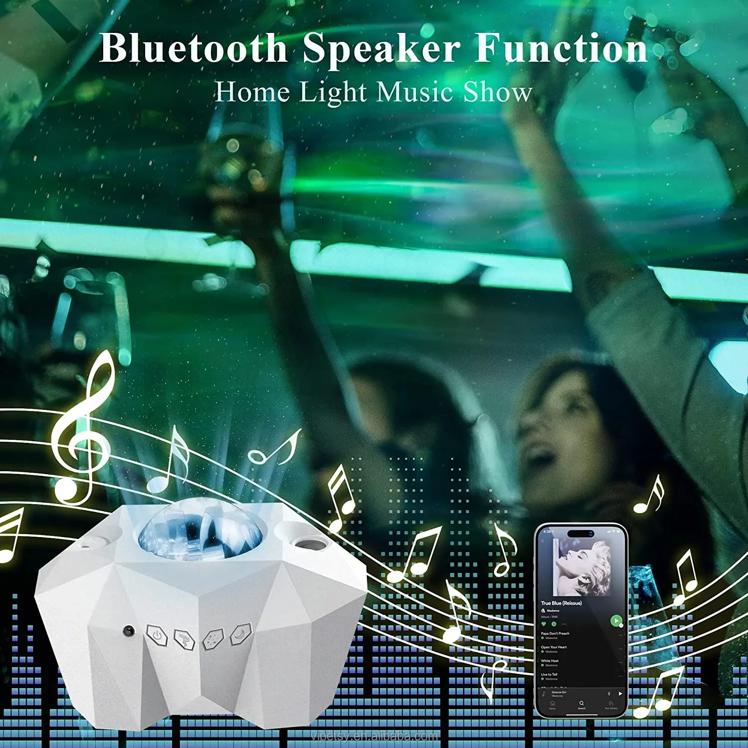 New HD starry sky usb wireless sound laser full starry sky atmosphere stage led night light