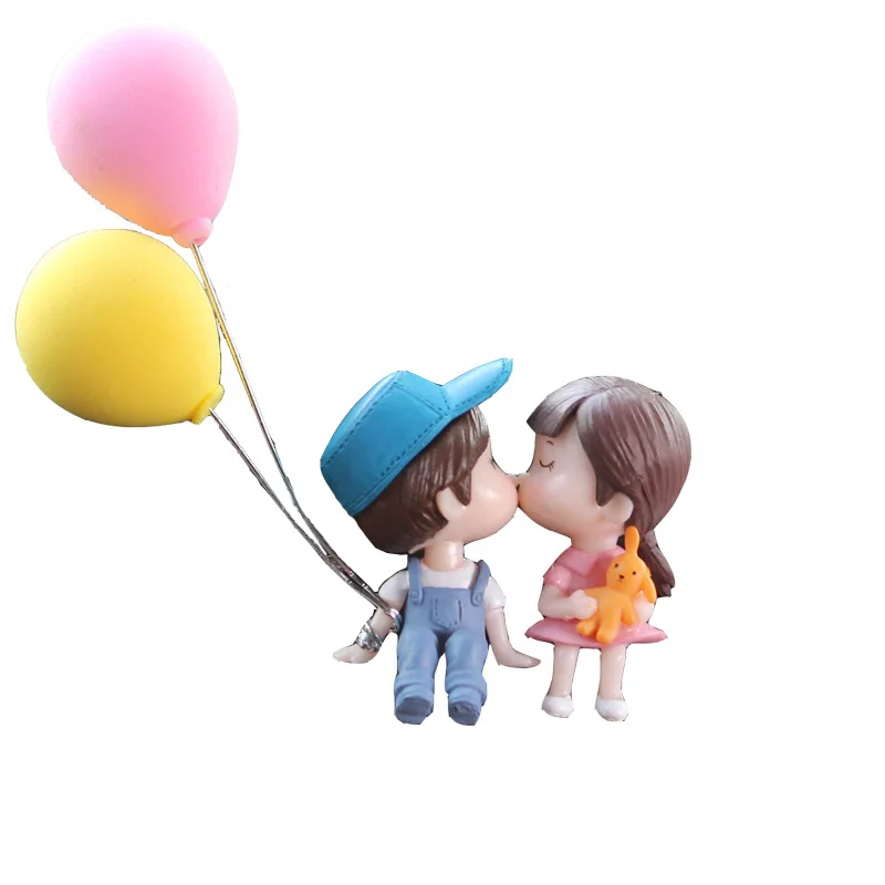 Cartoon Character Doll Cute Couple Balloon Air Conditioning Outlet Perfume Clip Car Freshener Air Perfume Car Ornaments