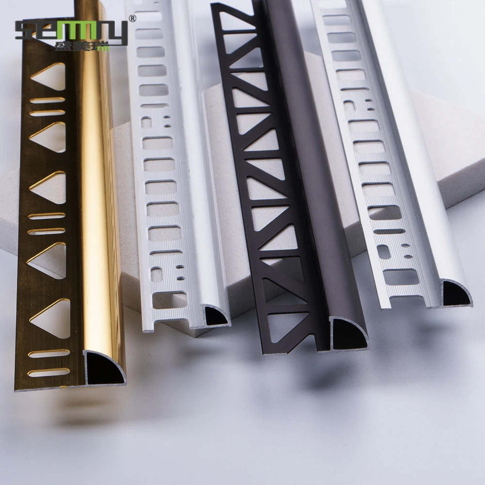 Алюминиевая керамическая дыропробивная плитка для гостиниц, декоративная угловая отделка для кромок, распродажа