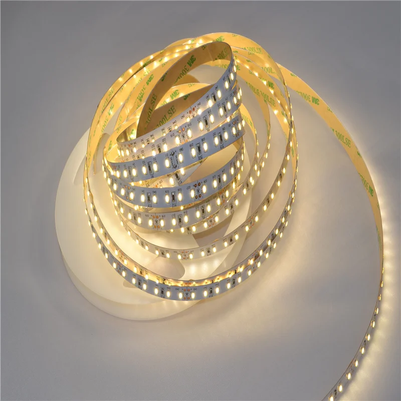 12v/24v 2835 double row 240leds/m heat resistant led strip light,220V 50M Waterproof Double Row LED strip Light Warm White