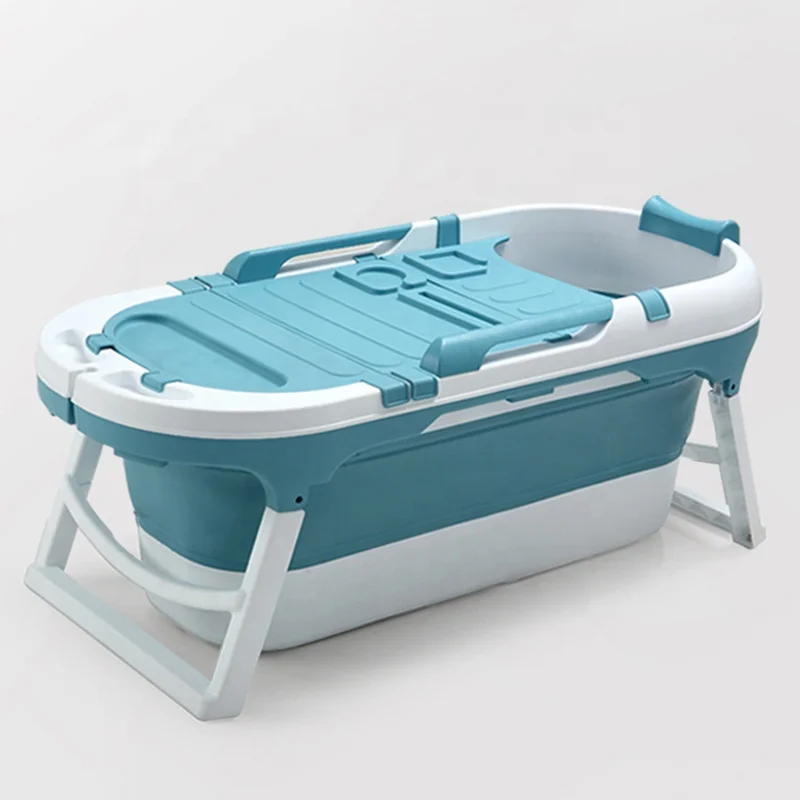 Factory Sale Plastic Bathtub Adult Large Folding Movable Portable Bath tub For Adults