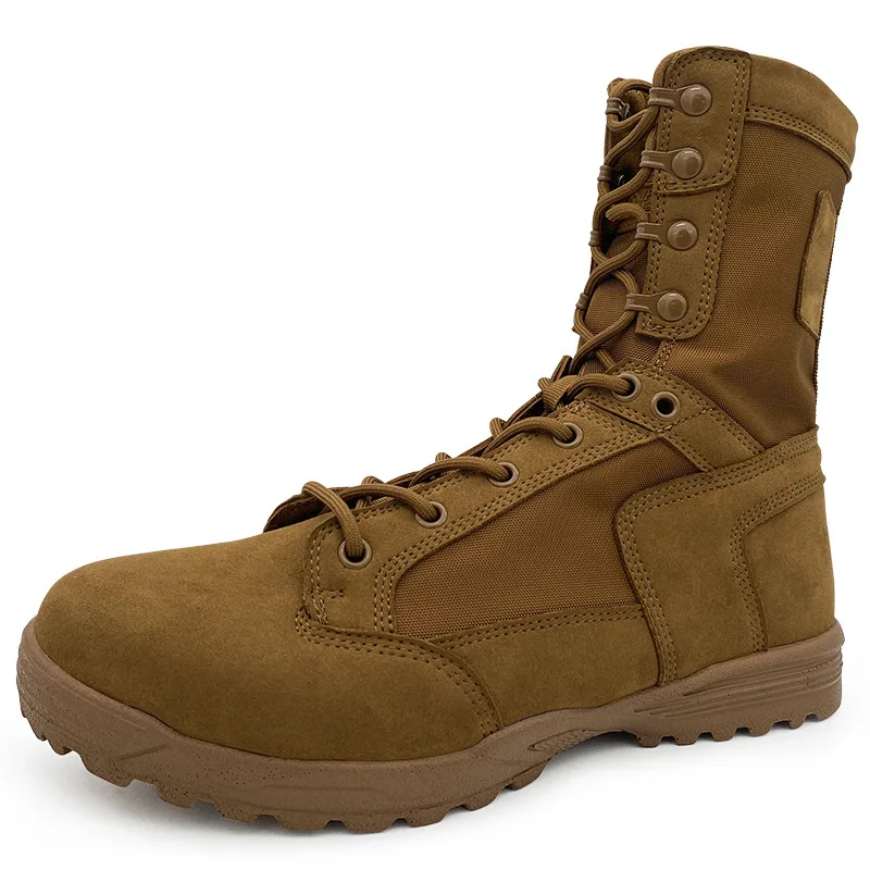 YAKEDA Tactical Men Shoes Boots Combat Botas Para Hombre Hiking Rafale Erkek Training Botas Askeri High Ankle Tactical Boots