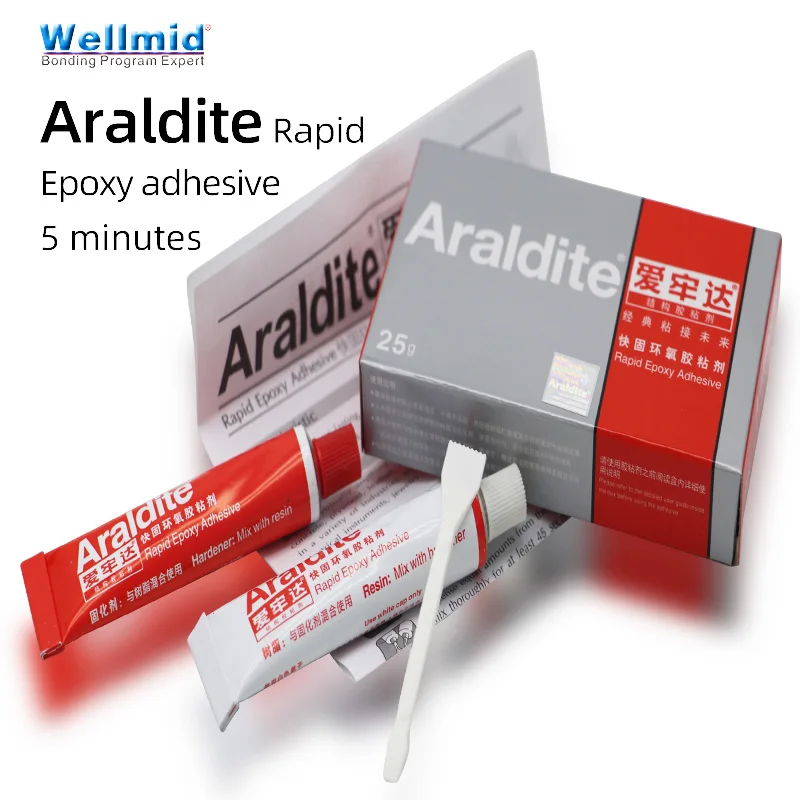  Araldite Rapid 2 части клей Скрепляет все материалы быстрая установка без растворителя профессиональное склеивание и ремонт 270 шт * 25