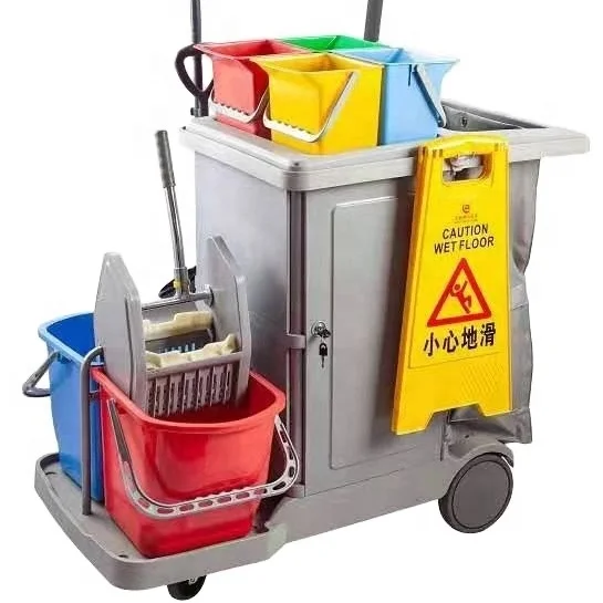 New design UP-086 Janitorial Cleaning Carts for Wholesale