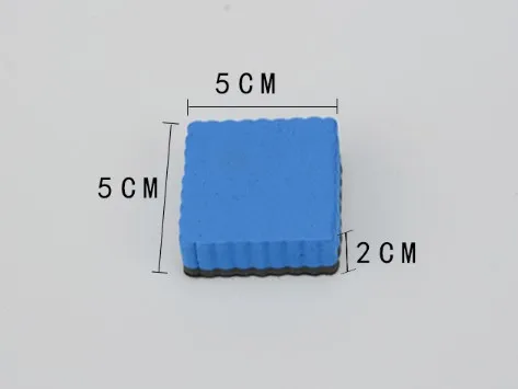 Manufacturers direct sales square wave EVA white board eraser felt cloth board eraser