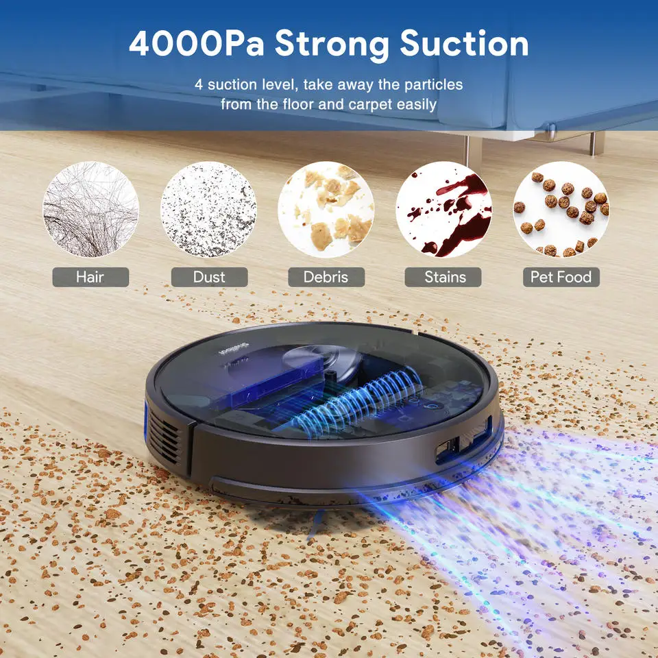 SL60 Cleaning Appliances Spin Mop Eu Wearhouse Vacuum Robot Cleaner For Pet