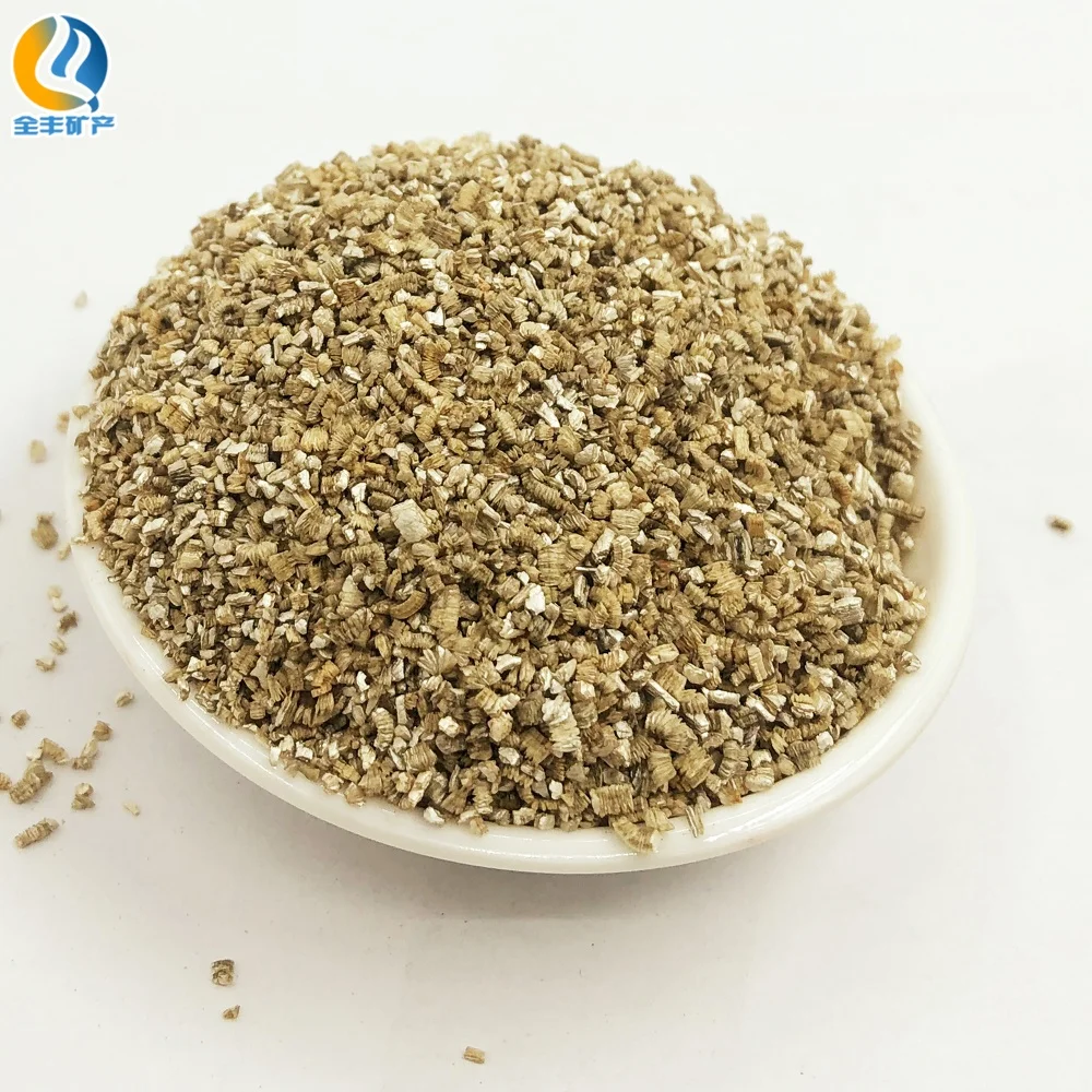 China expanded vermiculite for heat preservation heat insulation, sound-absorbing material use