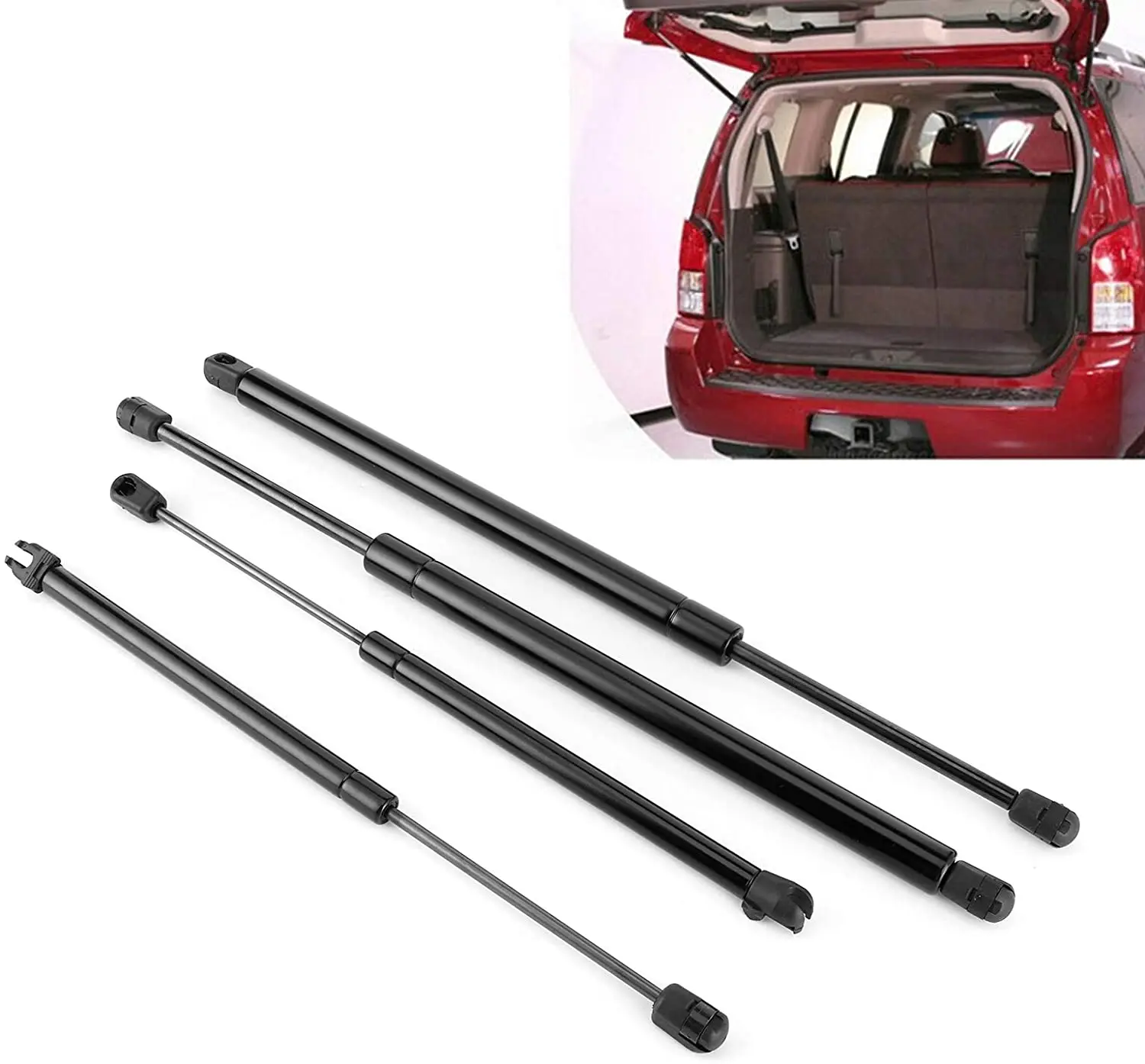 20 inch 150 Lbs Gas Spring Shock Struts for Heavy-duty Floor Hatch Truck Cover Camper RV Bed Large Outdoor Box Lid Trap Door