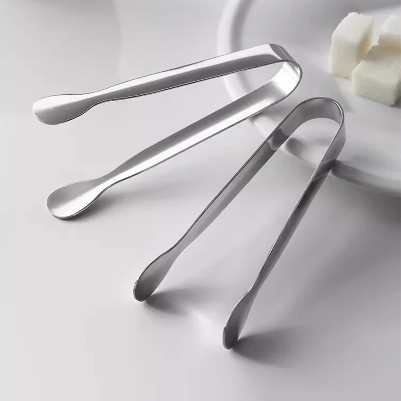 Модный маленький зажим для льда из нержавеющей стали