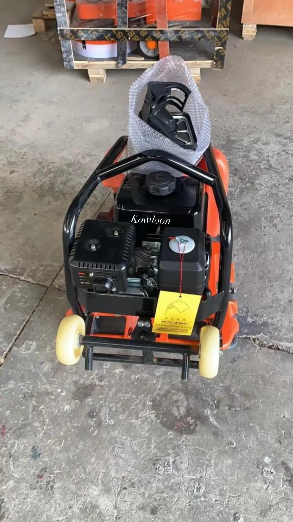 Homemade Rubber Plate Compactor HZD110 type Wacker Plate Tamping rammer Compaction machine Capacity Price