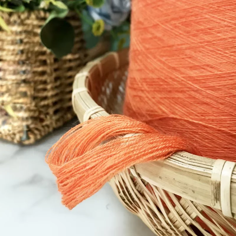 Factory Manufacture Customized Color Core Spun Polyester Viscose Nylon Yarn Ring Spun Blended Yarn