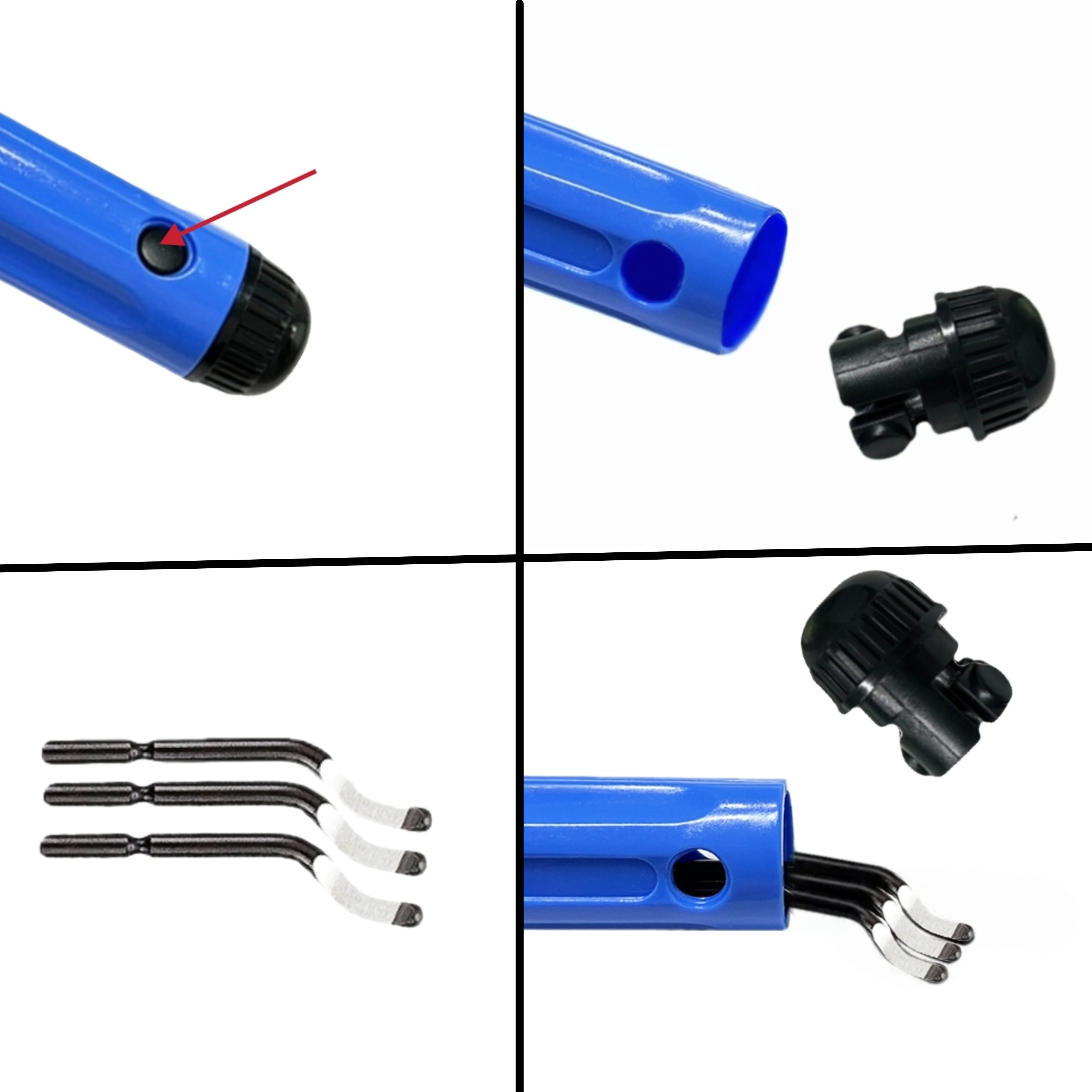 Инструменты для выплавки труб противоскользящая ручка инструмент снятия заусенцев NB1000 пластиковая + bs1010 стальное лезвие 7-15 дней 500 шт.