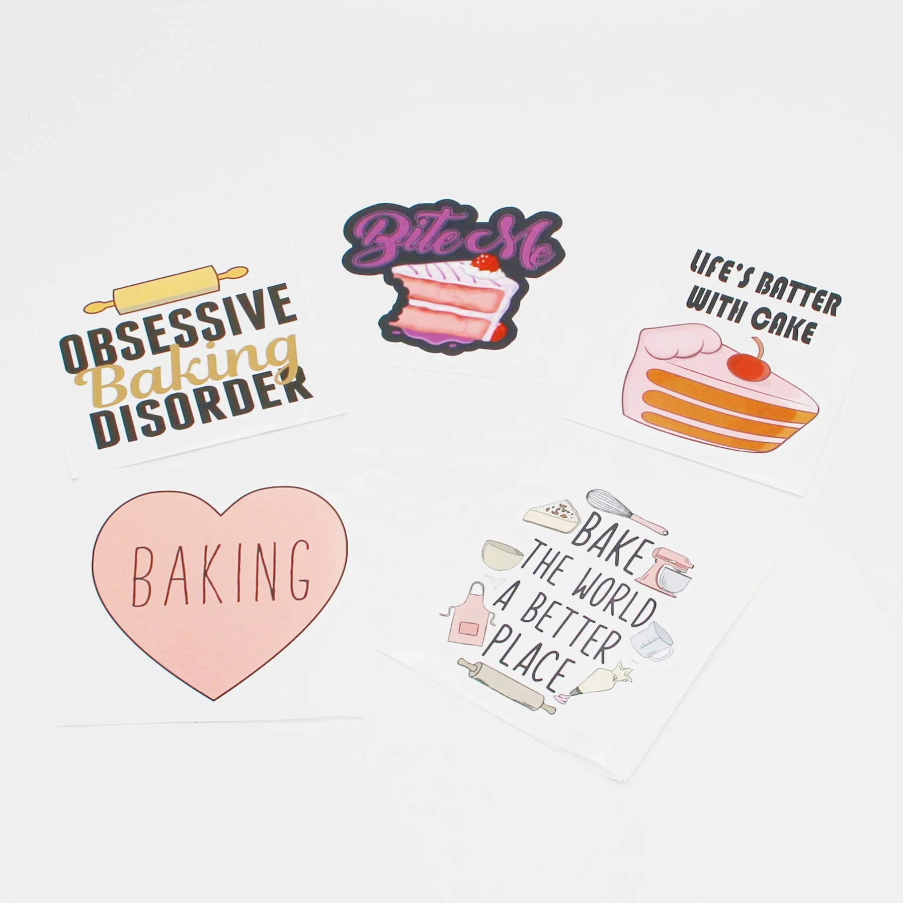 Waterproof Label Stickers Cartoon Label for Food Package Candy Box Packaging Labels Die Cutting Sticker Customized