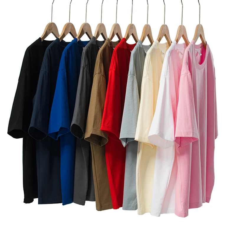 Manufacture 100% Oversized Cotton T shirt Logo Custom Big Size White T shirt for Men Wholesale