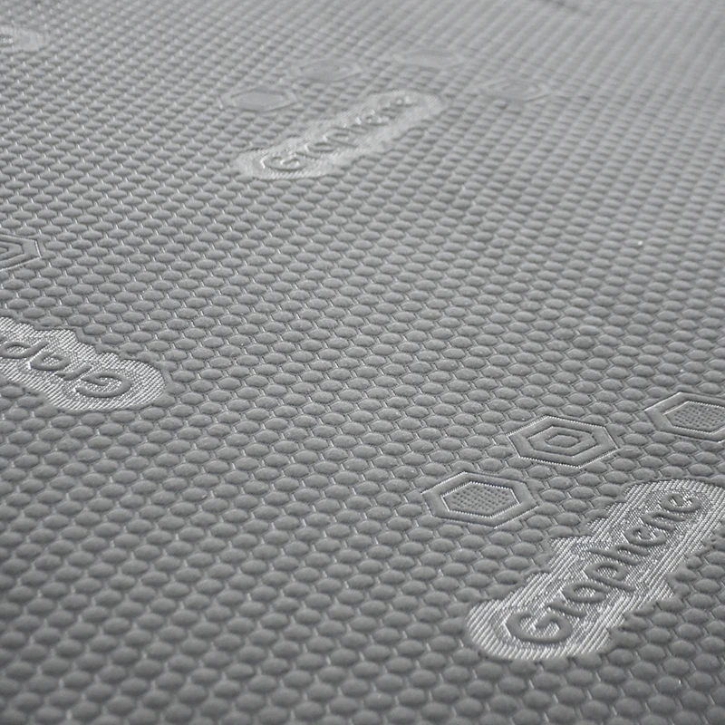 Luxury Anti-microbial Anti-static  Graphene Fiber Knitted Mattress Fabric Bedding cover