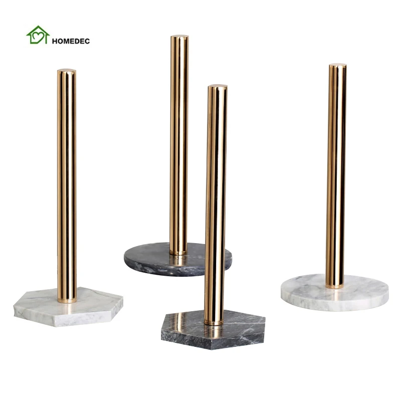 Base Paper Towel Holder Custom Simple Napkin Rack Kitchen Tissue holder Marble
