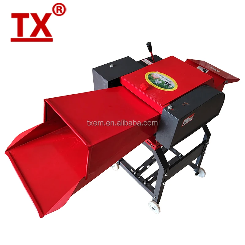 Factory directly Farm Use Grass Chaff Cutter Straw Crusher Hay Cutter Automatic rice straw chaff cutter in Zambia