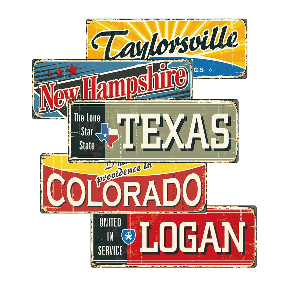 Custom Made Sign Vintage Plaque Pub Signboard Wall Decor Retro Nostalgia Plates Poster Metal Tin Signs Craft Cafe Bar Iron Cock