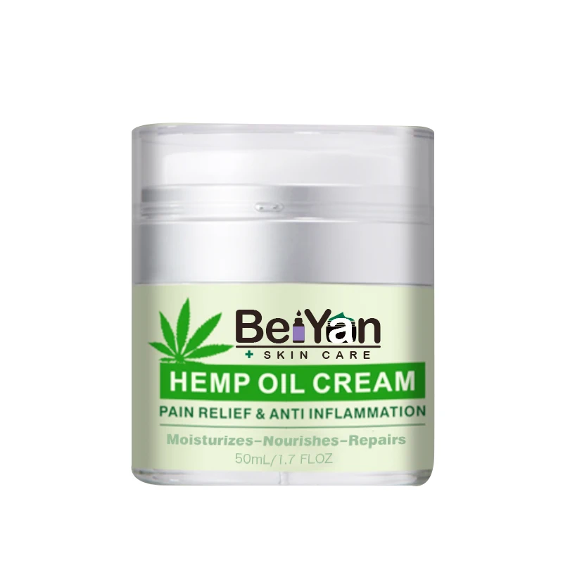 Hot Sell Organic Hemp CBD Extract Oil Face Massage Cream 1.7Oz For  Reducing Inflammation Pain Relief Reduce Inflammation
