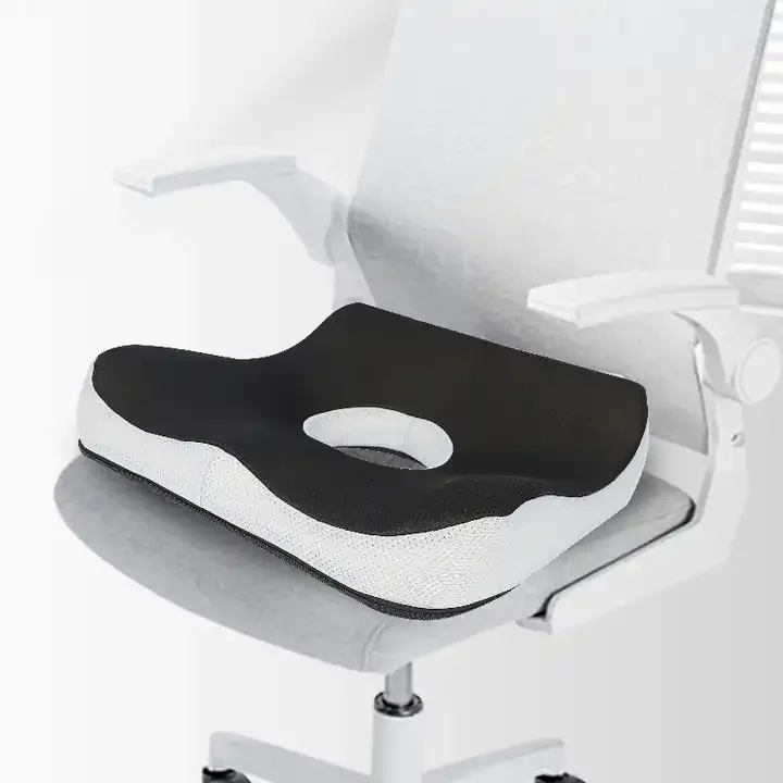 2024 New Donut Seat Cushion, Better Support Chair Cushion with Low Lumbar Support, Coccyx Pain Relief Desk Chair Cushion