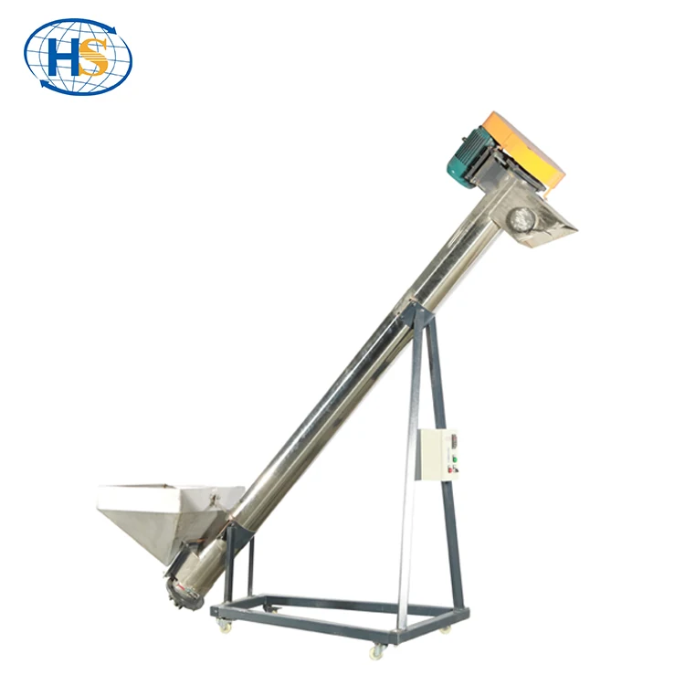 Plastic PET Pellet Powder Spiral Auger Automatic Screw Feeder for Plastic Extruder Machine