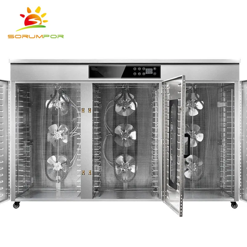 Commercial Dryer 60 Tray Drying Fruit Product Machine Food Processors Food Dehydrator For Sale