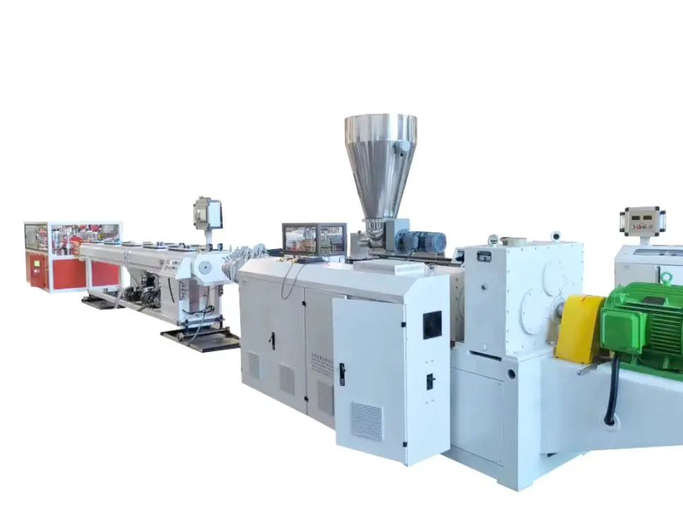 Экструзионная Машина SDL SJSZ65/132 для производства ПВХ труб, производственная линия 50-160 мм