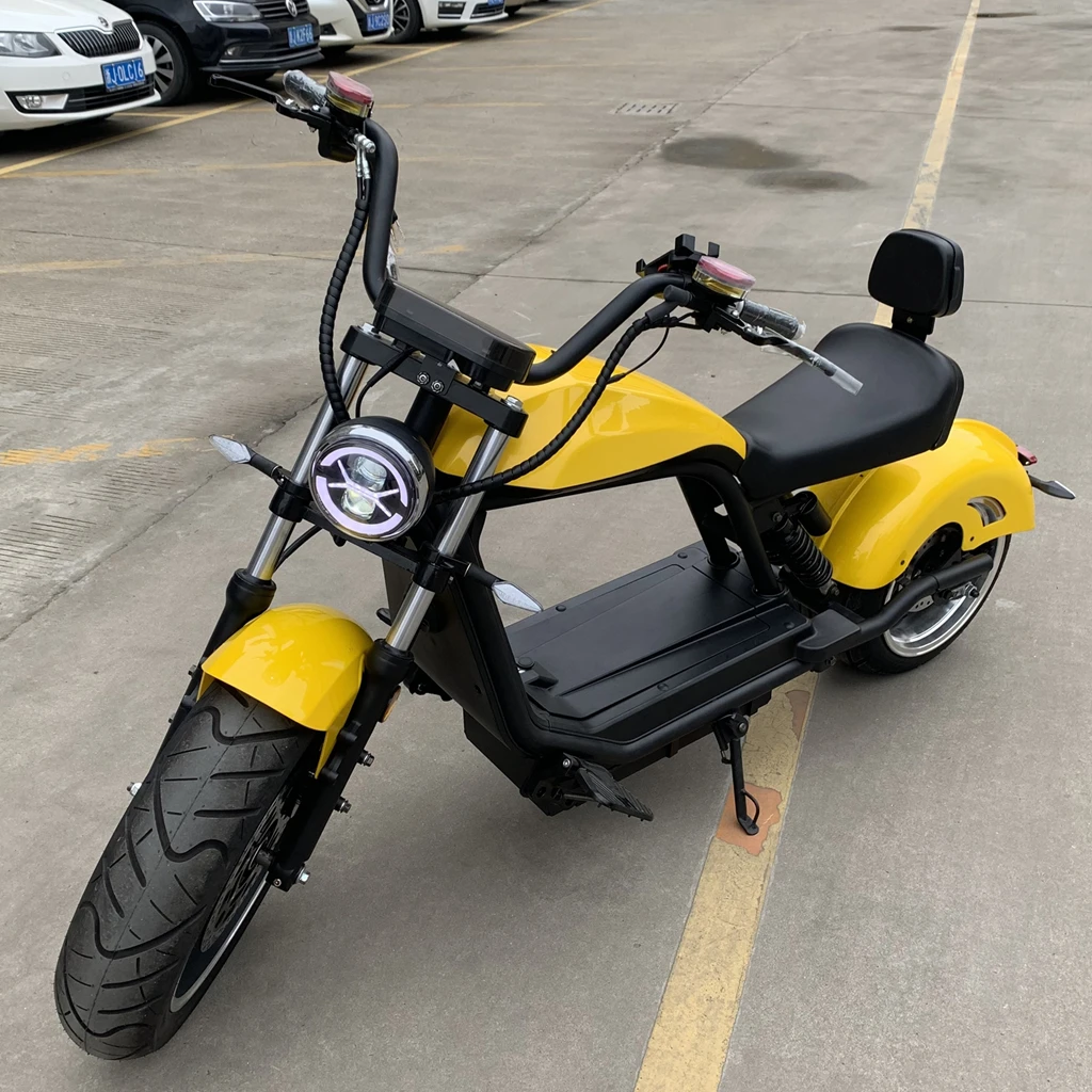 Chopper Bike 2000w Fat Tire Modern Li Battery Electric Moped Trottinette Electrique Adulte Puissantes scooter