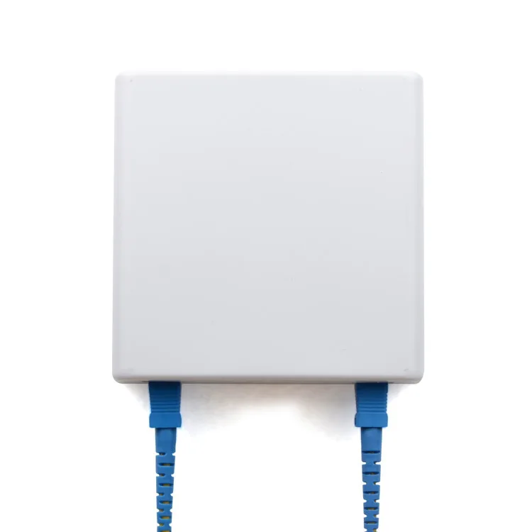 FTTH Mini Fiber Optic Fiber Terminal Box SC UPC APC LC 86 Type Faceplate Indoor Wall Mount 2FO Fiber Distribution Box 1m Pigtail
