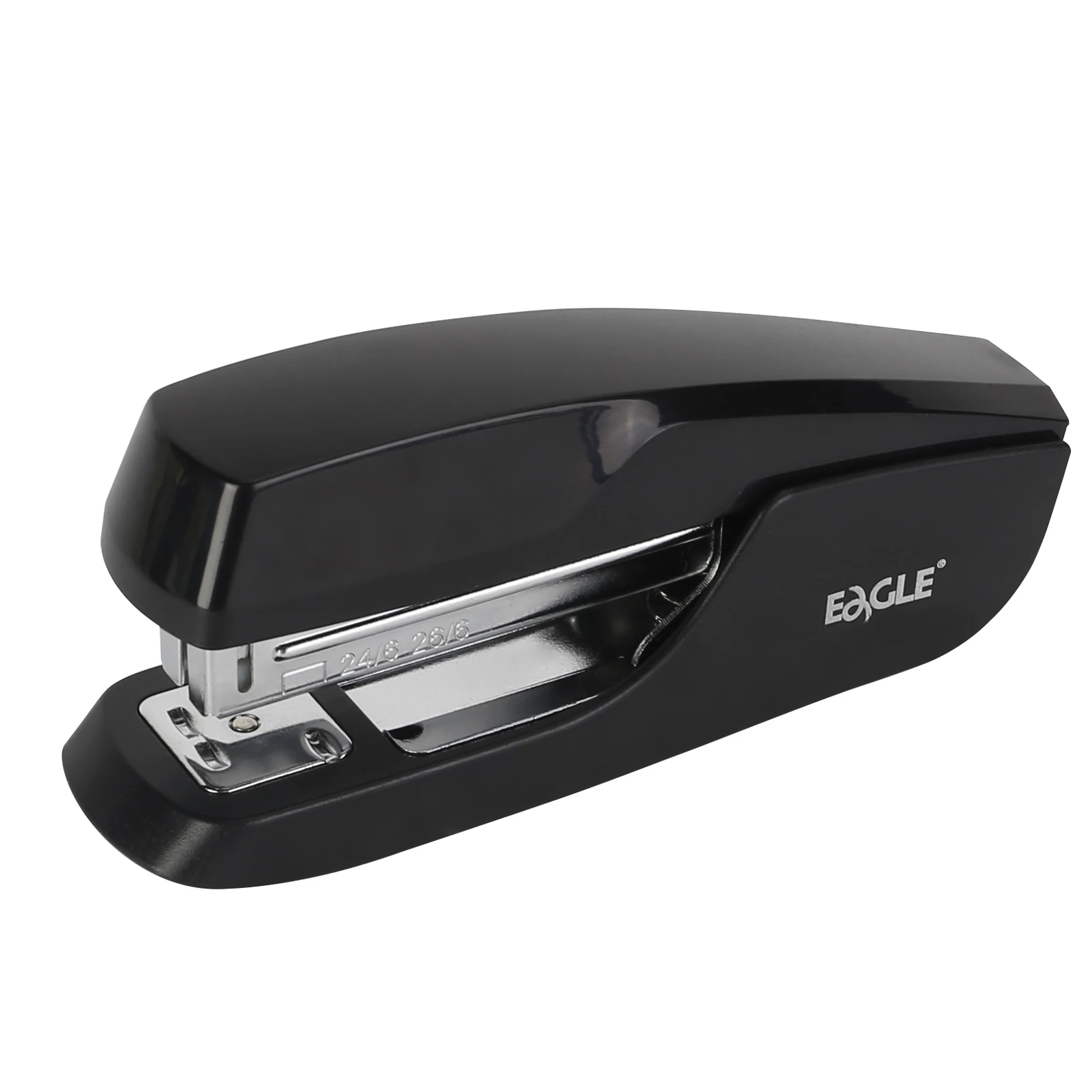 Новый продукт степлеры канцелярские товары черные 20 листов 24/6 26/6 пластиковые для продажи