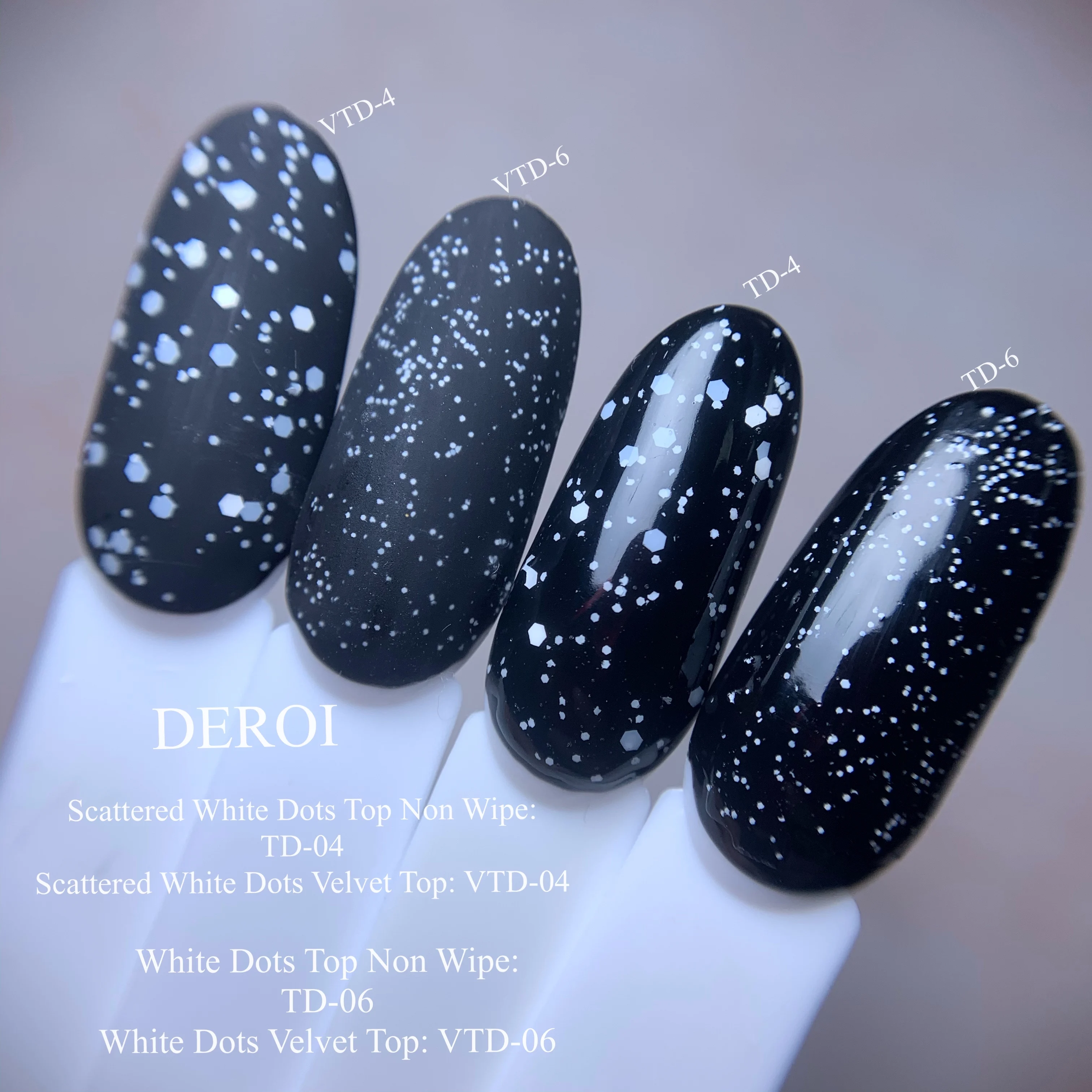 Wholesale Black Flake Non Wipe Velvet Top Coat Egg Nail Polish Base Coat with Egg Matte Effect