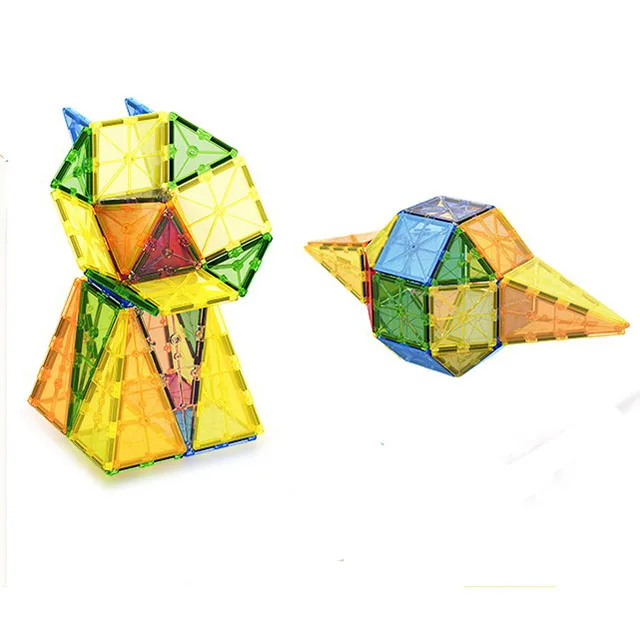 2020 Kids Magnet Toys 48 PCS Magnetic Building Tiles Wholesale