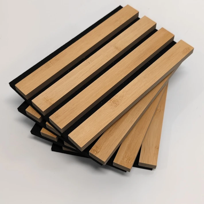 Manufacturer Customization High Quality Acoustic Wooden Panel Solid Wood Slat Soundproofing Wall Panel