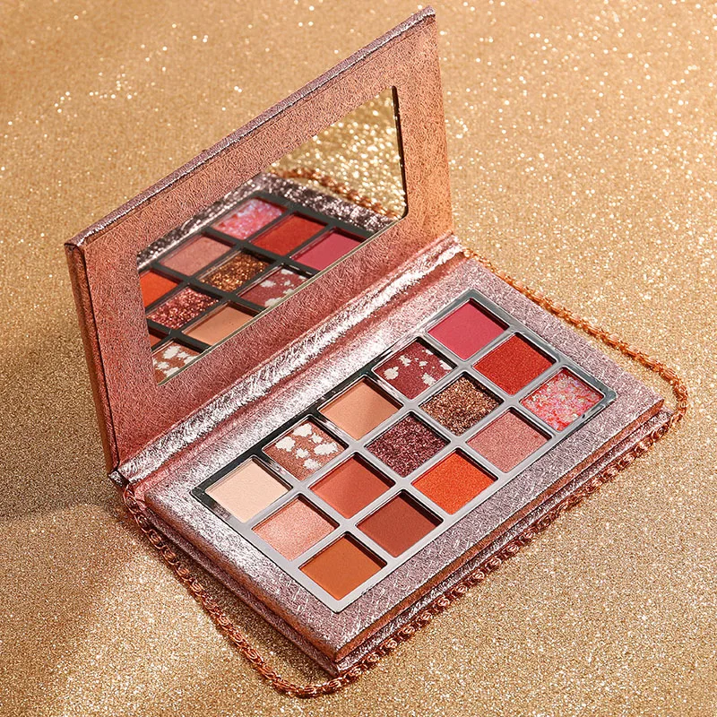 15 Colors Makeup Eyeshadow Palette High Pigment Glitter Matte Eyeshadow Dropshipping Cosmetics