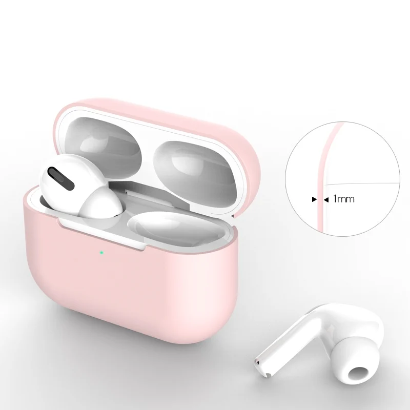 Compatible Wireless Charging Protective Shockproof Eco-Friendly Silicone Earphone Case Cover For AirPods Pro 3